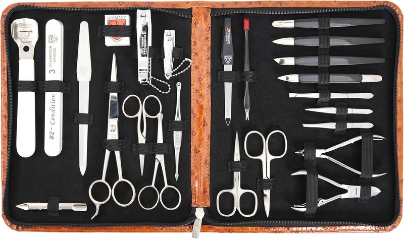 3 Swords Germany 23 Piece Manicure Pedicure Grooming Kit - Image 1